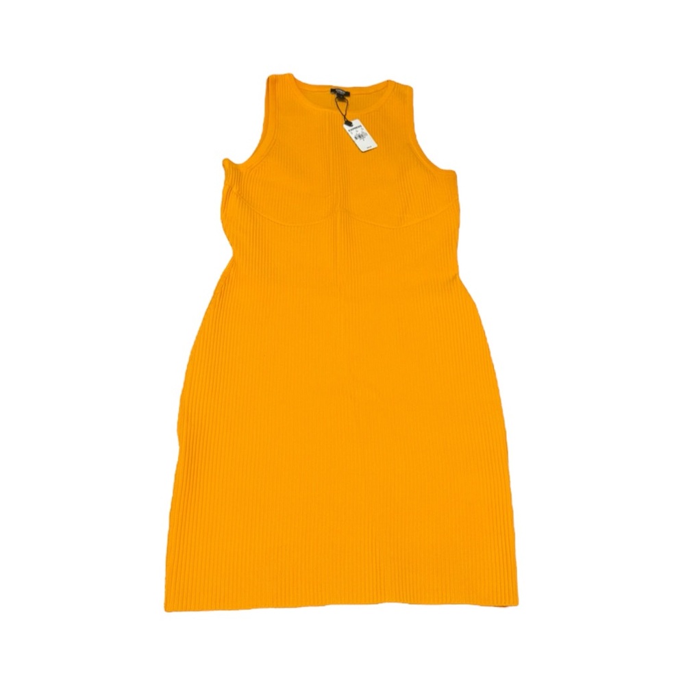 NWT Express Bright Orange Midi Dress